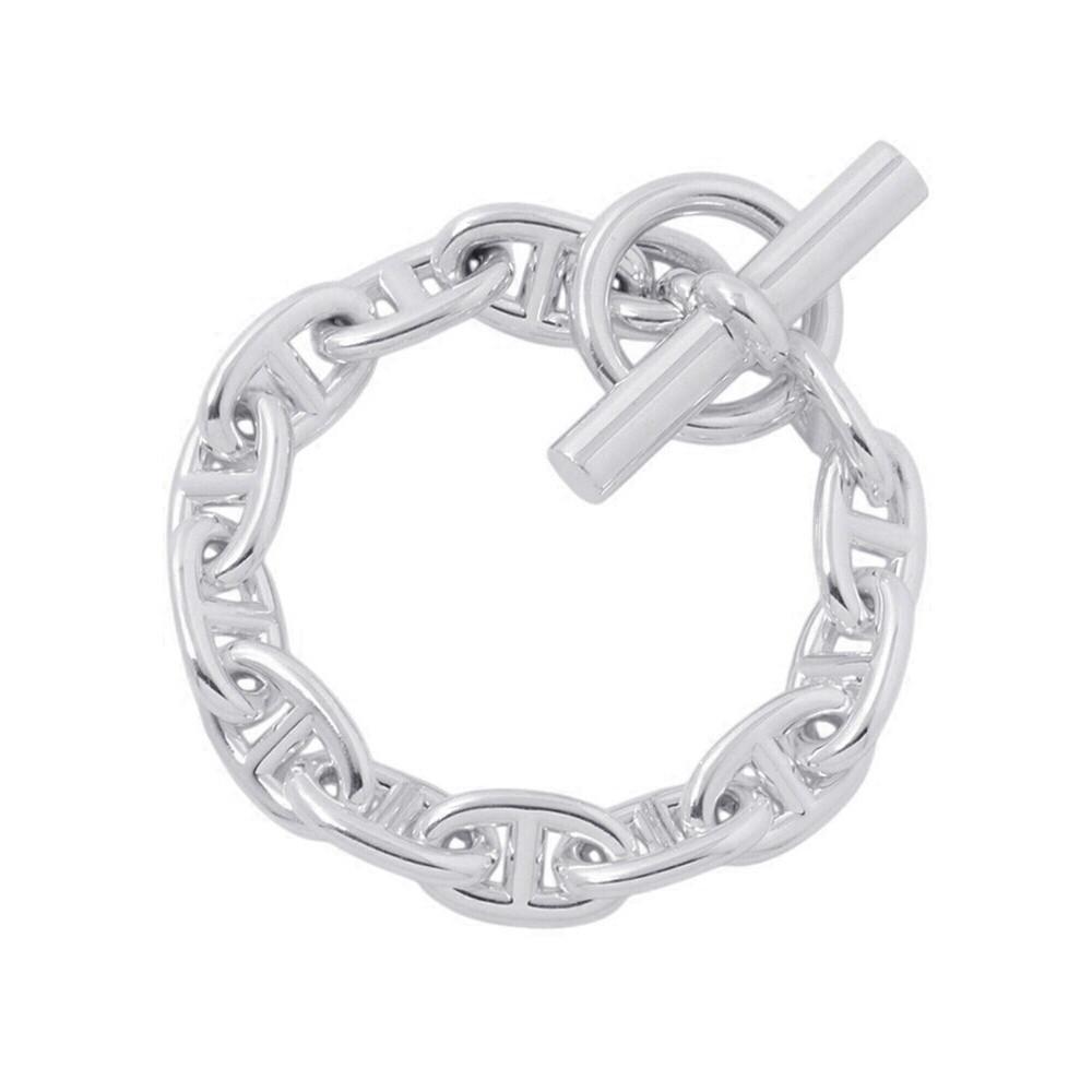 HERMES Silver Charm Bracelet